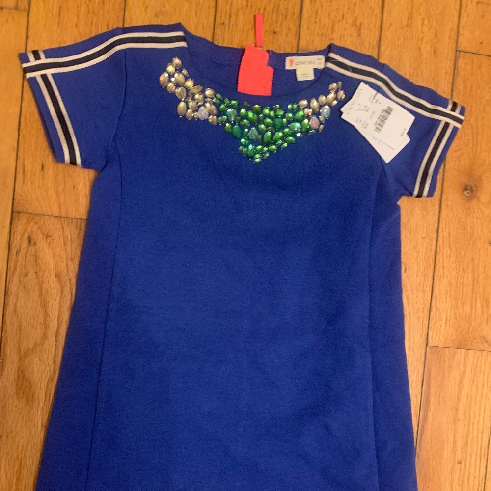 Crewcuts blue dress for girl size 4